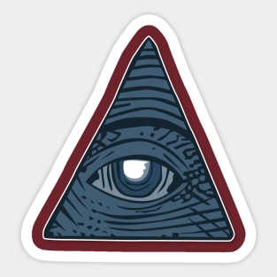 Illuminati All Seeing Third Eye Sticker